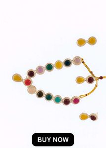 Necklace With Earrings And Mangtika