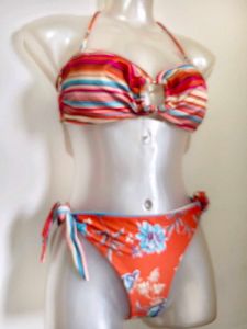 🎁Buy 1, Get 1 FREE🎁Striped &amp; Floral Bikini Set