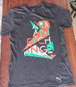 Black Armani Exchange Graphic T-Shirt
