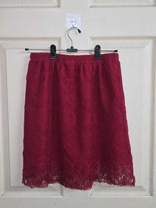 Chic Lace Skater Skirt
