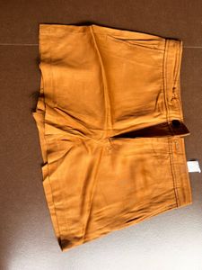 Stylish High-Waisted Brown Shorts