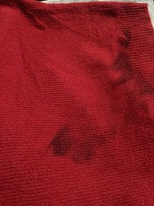 Chic Red Button-Up Cardigan