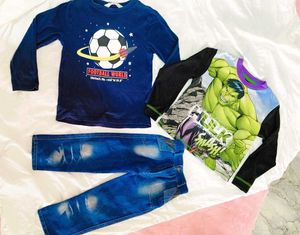 Combo Of Beautiful Tops With Jeans