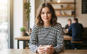 Striped Long Sleeve Top
