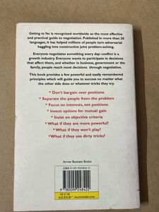 Getting to Yes - Negotiating Book