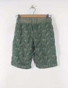 Olive Green With Print Shorts ( Boy's)