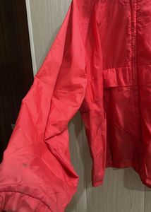 Red Windbreaker Jacket