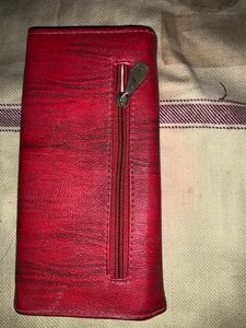 Red Leather Wallet