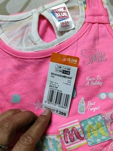 Cute Pink Summer Top and leggings  for baby girl