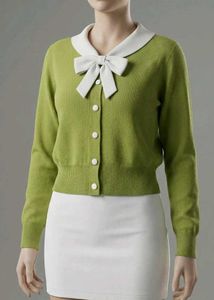Bow Green korean Cardigan