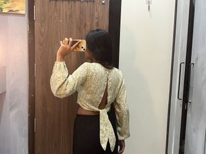 Chic Floral Print backless top