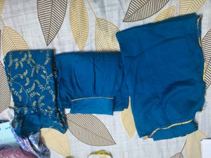 Elegant Teal Kurta Set with Dupatta