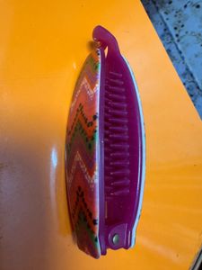 Vibrant Patterned Banana Clip