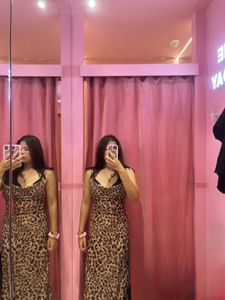 Savana Leopard Print Maxi Dress