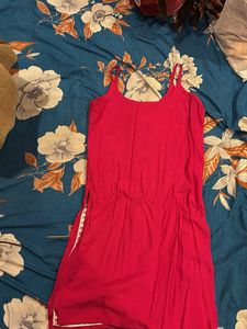 Beautiful Pink Embroidered Kurta Top