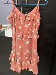 Floral Ruffled Mini Dress