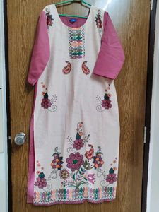 Designer Kurta with Floral Print