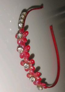 Red Floral Headband