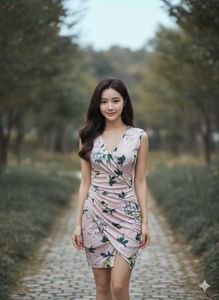 Chic Floral Print Wrap Dress