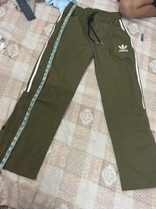 Adidas Track Pants - Olive Green