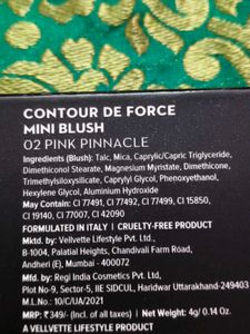SUGAR Cosmetics Contour De Force Mini Blush for Fa