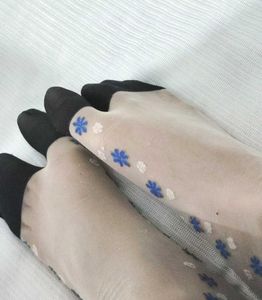 ✨Floral Patterned Sheer Socks 🧦