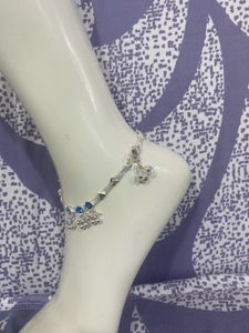 Sparkling Silver Anklet