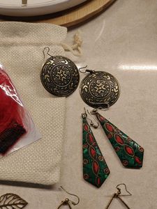 Nish Hair and Beautiful  Earrings