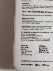 Aqueria Vitamin C Face Wash