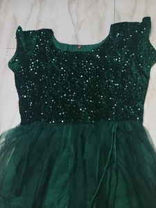 Beautiful Green Sequin Gown