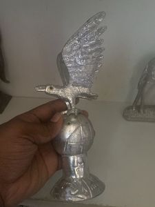 Vintage Eagle on Globe Figurine(aluminium)