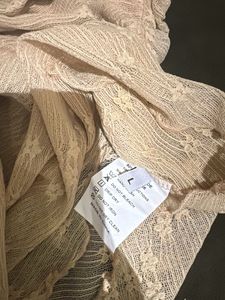 Sheer Lace Tube Top in Nude color