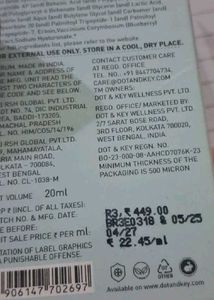 dot ND Key blueberry face serum like New condition