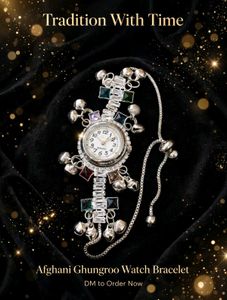 Afghan Ghungroo Watch Bracelet