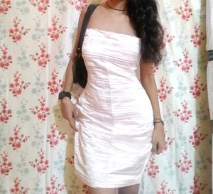 Strapless Baby Pink Dress
