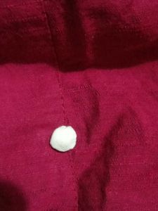 Beautiful Magenta Kurta with White Embroidery