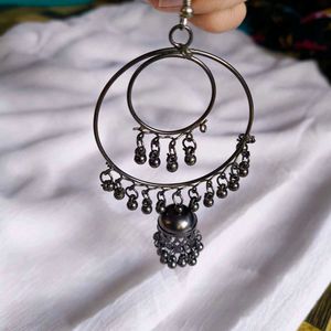 Hoop Jhumka Earrings