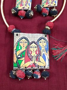Handcrafted Ethnic Necklace &amp; Earring Set