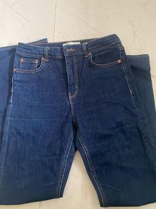Classic Dark Wash Denim Jeans