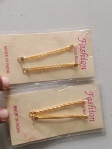 Micro Gold colour ear chains