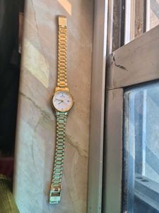 Titan Gold Plated Watch