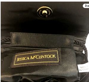 Jessica McClintock Black Velvet Crossbody