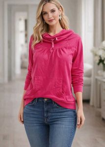 Stylish Pink Tunic Top