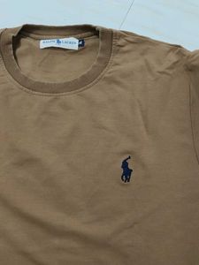Classic Brown Long-Sleeve Crewneck T-shirt