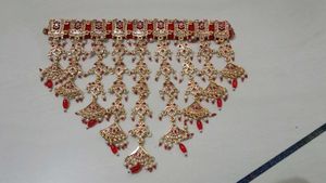 Exquisite Gold-Plated Kundan Necklace &amp; Earring Se