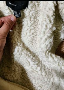 MANGO Women's Faux Shearling Lined Vest