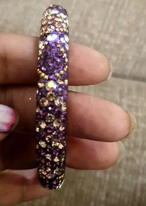 Purple Colour 2.4 Size Bangles