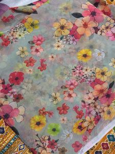 Beautiful Floral  Print kurti fabric co