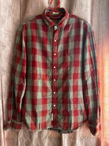Classic Red and Grey Plaid Shirt
