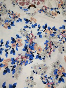 Floral Print Short Sleeve Top
